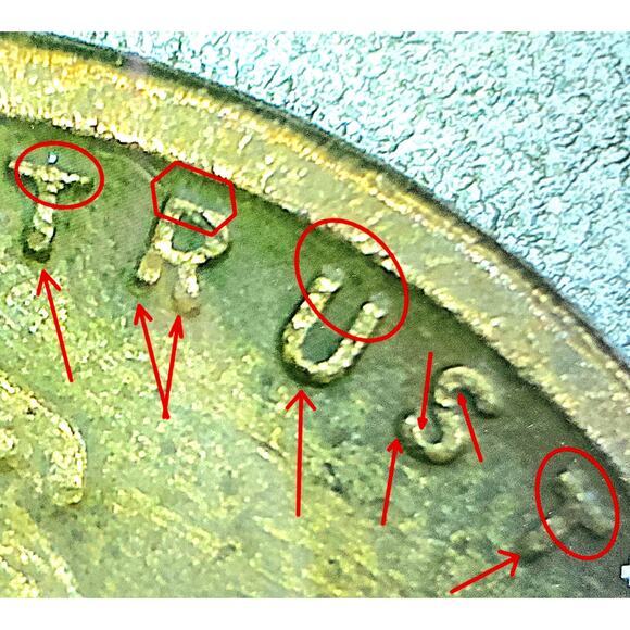 Antique 1917 No Mint Mark Doubled Die Obverse Lincoln Wheat Cent Penny READ - Picture 4 of 11